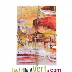 Carnet de voyage recycl� Le Baroudeur 18.5x13.5 200p 100g