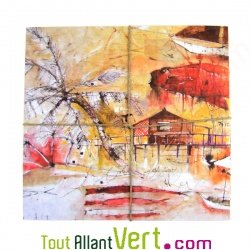 Carnet de voyage recycl� L\'Aventurier 20x21 156p