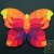Puzzle cr�atif Papillon Rouge magn�tique