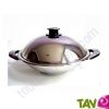 Wok Basse Temp�rature 30cm inox 18/10 ABE