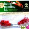 Kit cr�ation 2 �cheveaux + 3 perles - Type de noeuds en alouette
