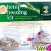 Kit cr�ation 1 �cheveau + 4 perles - Type de noeuds en carr�