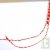 Kit cr�ation 2 �cheveaux + 3 perles - Type de noeuds en alouette