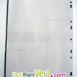 Feuilles simples recycl�es Grand carreaux A4, lot de 50, Forever