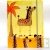 Chemise �lastique recycl�e 3 rabats, A4, motif girafe