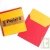 Enveloppes recycl�es rustiques groseille 90g, 15x15 + cartes jaune 250g, 14x14, lot de 10
