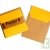 Enveloppes recycl�es rustiques brun 90g, 15x15 + cartes jaune 250g, 14x14, lot de 10
