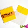 Enveloppes recycl�es rustiques 90g, 15x15 + cartes 250g, 14x14, lot de 10