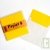 Enveloppes recycl�es rustiques blanc 90g, 15x15 + cartes jaune 250g, 14x14, lot de 10