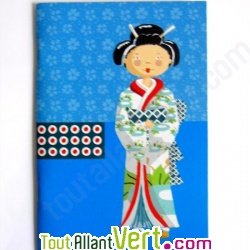 Lot de 4 carnets \"les r�ves de Caro\", 10x15cm, 48p, ivoire