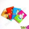 Lot de 4 carnets "les r�ves de Caro", 10x15cm, 48p, ivoire
