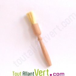 Pinceau � patisserie, bois FSC et soie naturelle 19cm