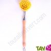 Brosse vaisselle en bois et fibres d'agave, 26 cm