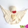 Chiffon de toilette canard en coton bio + savon au lait de ch�vre