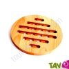 Dessous de plat en bois de h�tre FSC Rond 20x1.5cm