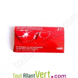 Microfibres de nettoyage pour lunettes, appareil photo, microscope, lot de 2