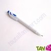 Stylo bille bleu en plastique 100% recycl� r�tractable