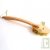 Brosse de massage avec manche en bois ergonomique et fibre v�g�tale, 44 cm