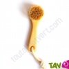 Brosse visage, bois de h�tre et crin de cheval, 13 cm
