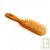 Brosse cheveux fine plate en bois, picots en bois