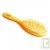 Brosse cheveux ovale plate en bois, picots en bois