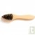 Brosse � cirer en bois de h�tre et crin de cheval, 18 cm