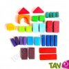 Jeu de cubes en bois multiformes 30 / 60 pi�ces