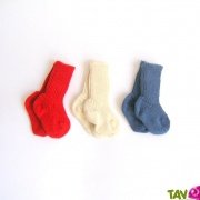 Chaussette enfant 100% pure laine vierge