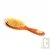 Brosse cheveux plate en bois, poils de soies naturelles