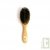 Brosse cheveux ovale plate en bois, poils naturel de sanglier
