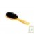 Brosse cheveux ovale plate en bois, poils naturel de sanglier