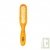 Brosse cheveux fine plate en bois, picots en bois