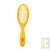 Brosse cheveux ovale plate en bois, picots en bois