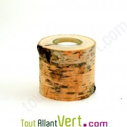 Bougeoir tronc d\'arbre