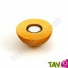 Bougeoir de table en bois, demi-cercle