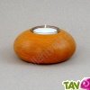 Bougeoir de table en bois rond