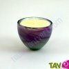 Bougie parfum�e lavande 100% bio + verre recycl�