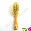 Brosse b�b� en soie naturelle et en bois