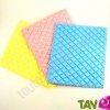 Lavettes microfibres chiffon-�ponge 17x20cm, lot de 3