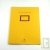 Cahier recycl� 48 pages A4 jaune �colier carte de France Grands carreaux