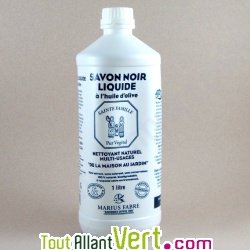 Savon Noir liquide à l'huile d'olive 1l multi-usages