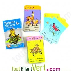 Jeu de cartes Bataille Nature � la montagne
