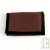 Portefeuille trois volets, chanvre biologique, 9x14cm, marron
