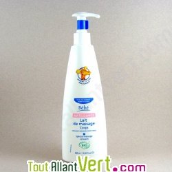Lait de massage corps b�b� bio, 400 ml