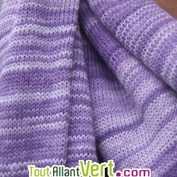 Echarpe longue tricot�e chin�e en chanvre, 210 cm