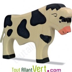 Taureau en bois debout 13,5cm