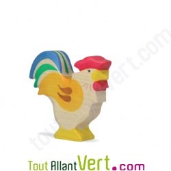 Coq en bois 7,5 cm