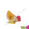 Poule en bois qui picore 6,5 cm