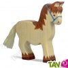 Cheval blanc en bois 15,5 cm