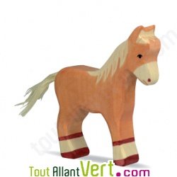 Poulain en bois 12,5 cm